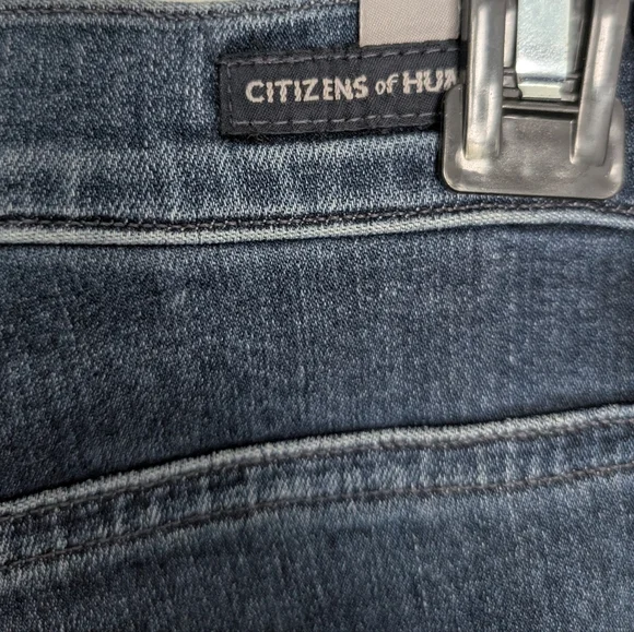 Citizens of Humanity Fleetwood High Rise Flare Jeans Size 27 Dark Wash Denim - Picture 4 of 12